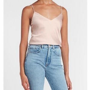 Express Textured Satin Cami XS Like New!!